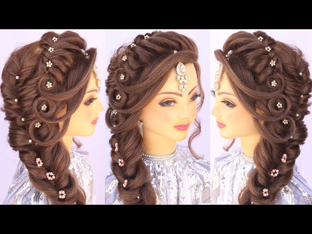 Bridal Wedding Hairstyle Jewelry Wreath Stock Photo 501372583 | Shutterstock